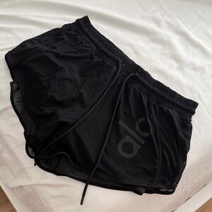 ALO Yoga Jet Black Athletic Shorts